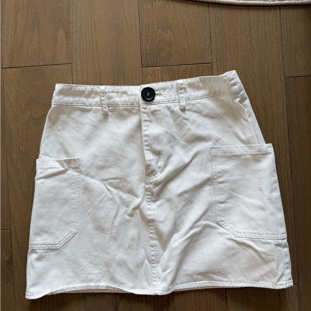 Classic White Women's Skirt